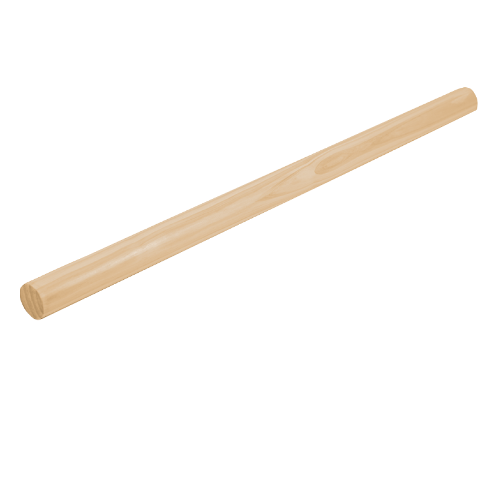 Madlo/zábradlie, masívne drevo, prírodná, 100 cm, MANEL TYP 1
