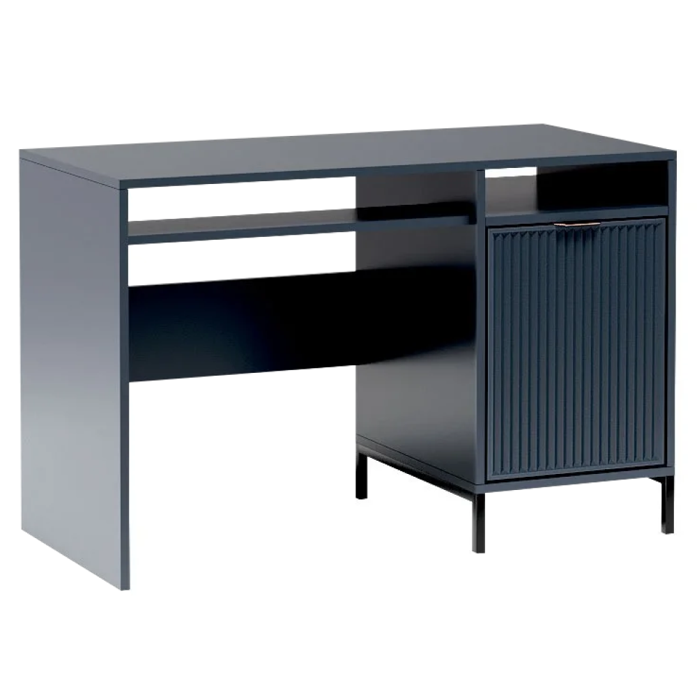 PC stôl, indigo modrá, STYLE LS 12