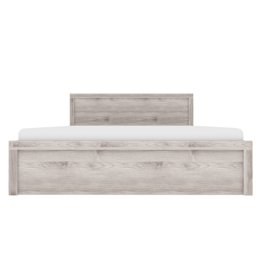 Posteľ s úložným priestorom, 140x200, gaštan nairobi, JESI NEW