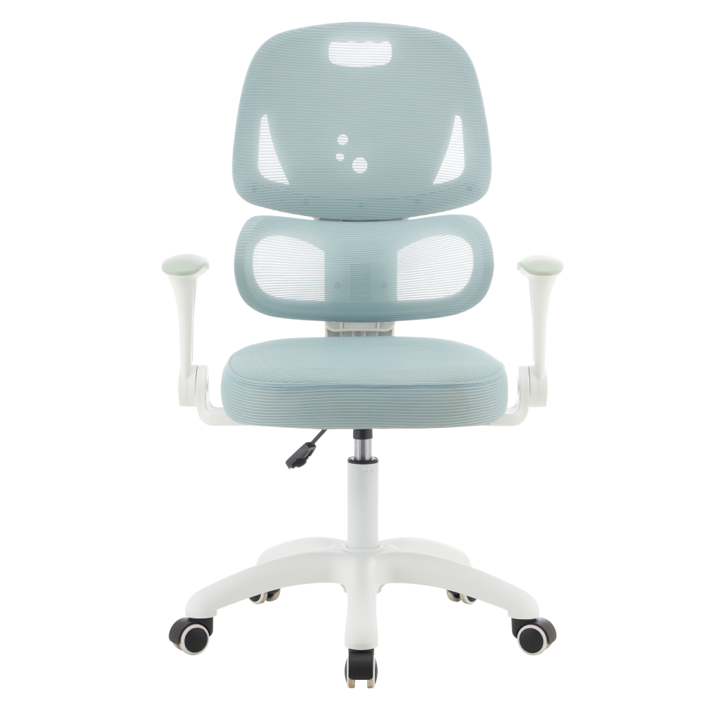 Otočná stolička, neomint/biela, LISTER