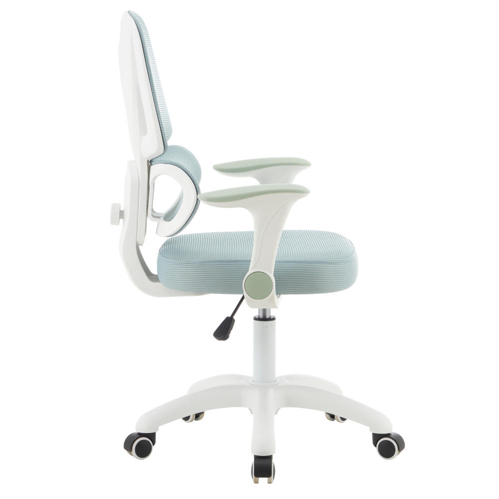 Otočná stolička, neomint/biela, LISTER