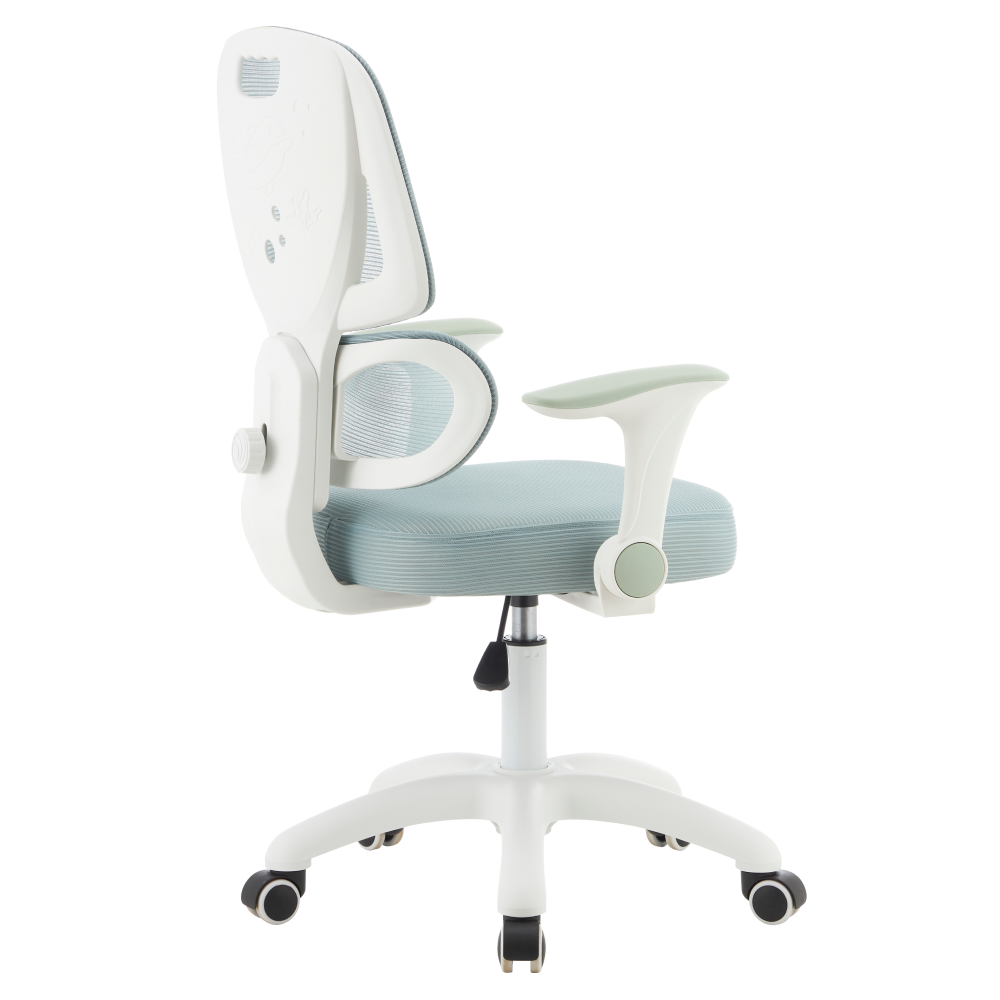 Otočná stolička, neomint/biela, LISTER