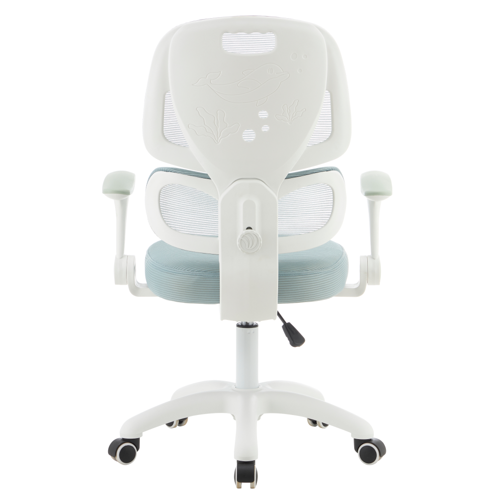 Otočná stolička, neomint/biela, LISTER