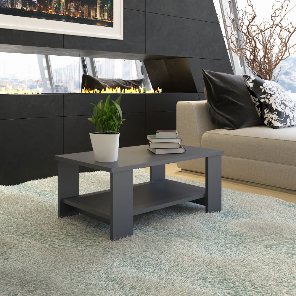 Konferenčný stolík, grafit, BERNARDO