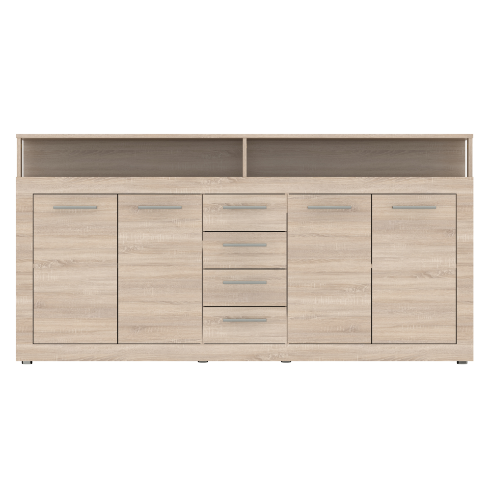 Kombinovaná komoda, dub sonoma, LUNYSA 2 NEW