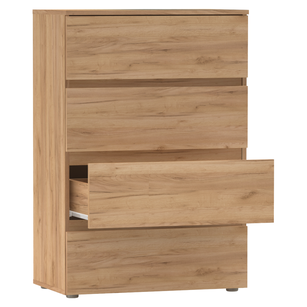 Komoda, dub craft zlatý, PARMAD