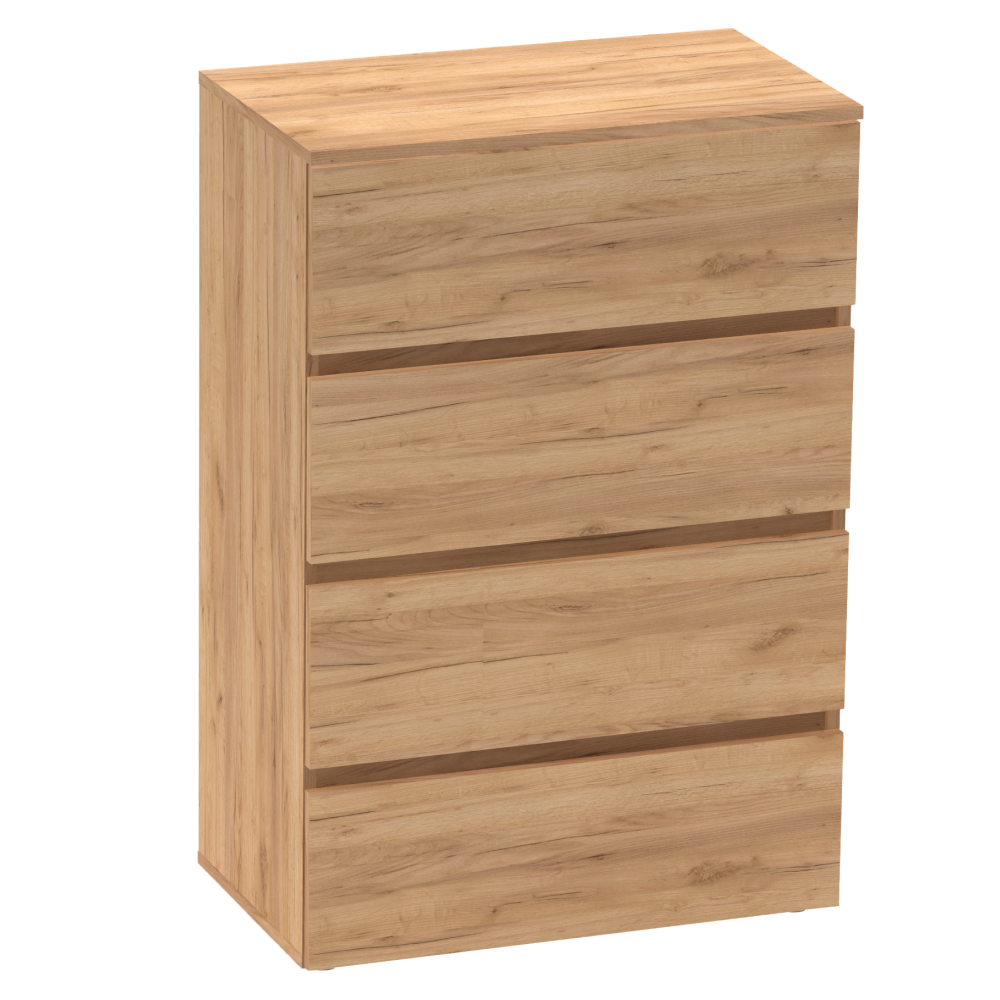 Komoda, dub craft zlatý, PARMAD