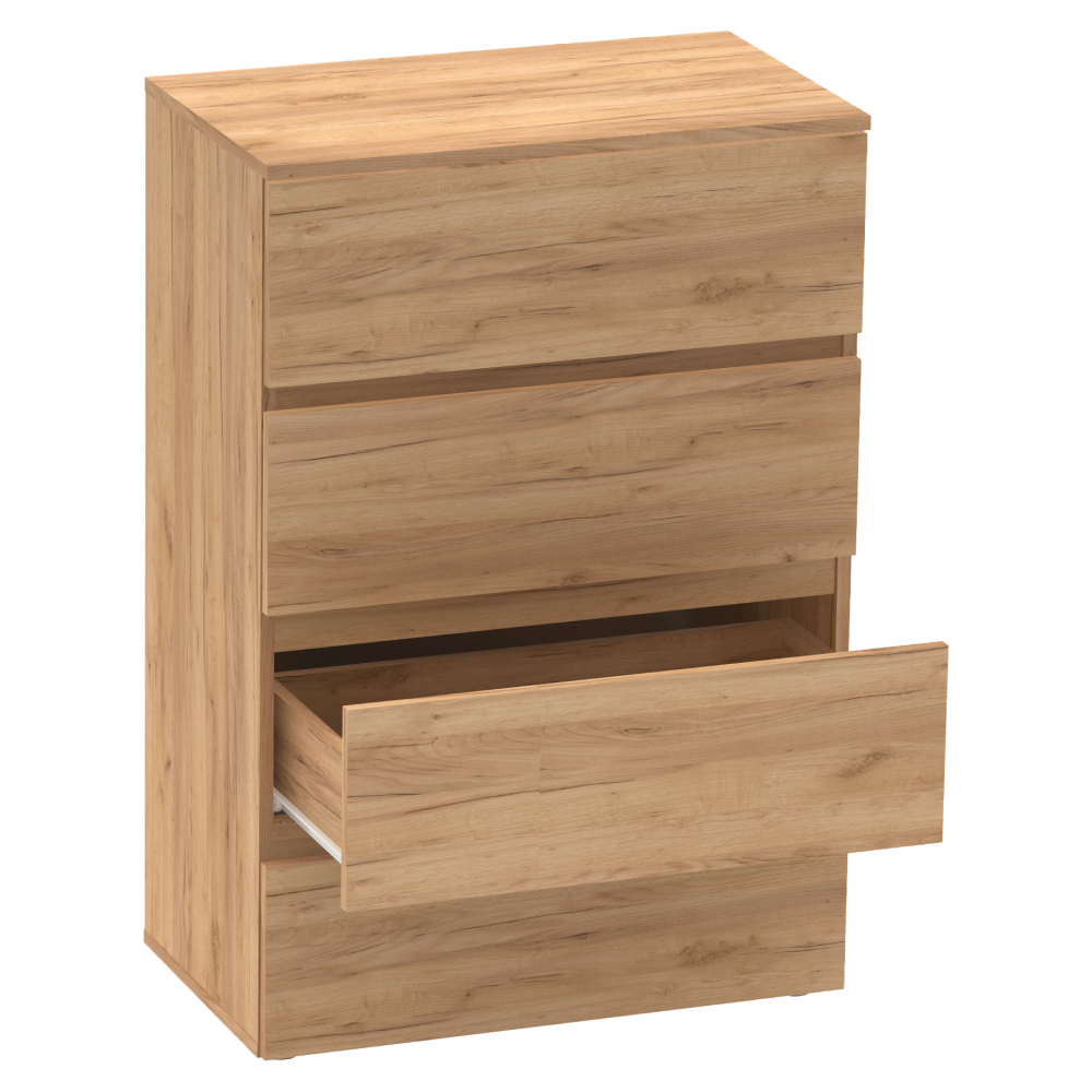 Komoda, dub craft zlatý, PARMAD
