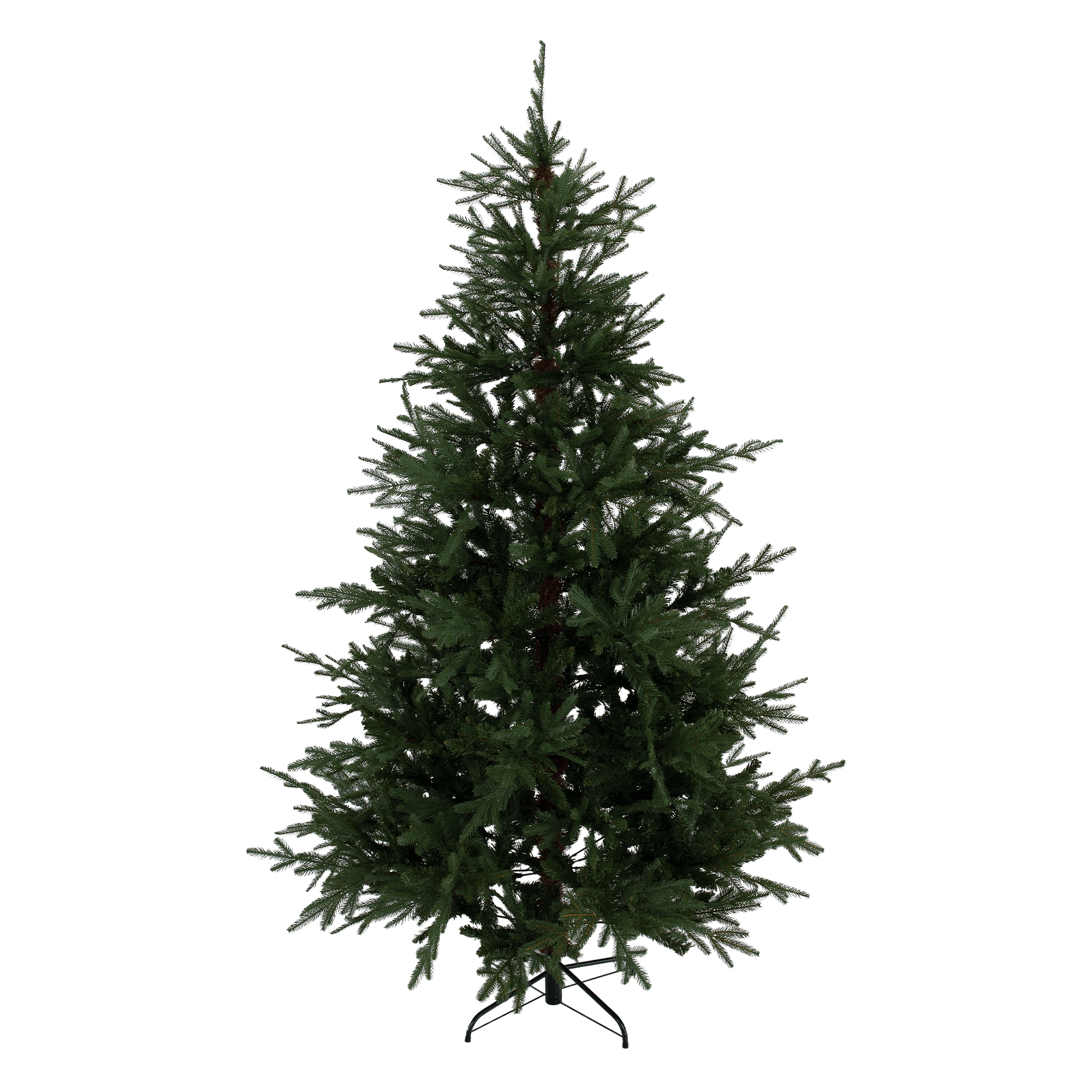 3D vianočný stromček s kovovým stojanom, 210 cm, TRISY