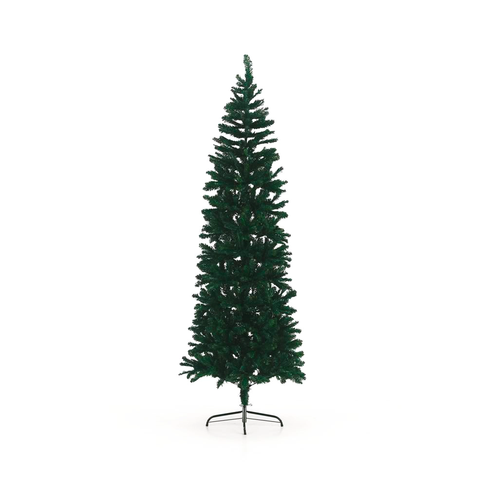 Vianočný stromček s kovovým stojanom, 210 cm, LESY