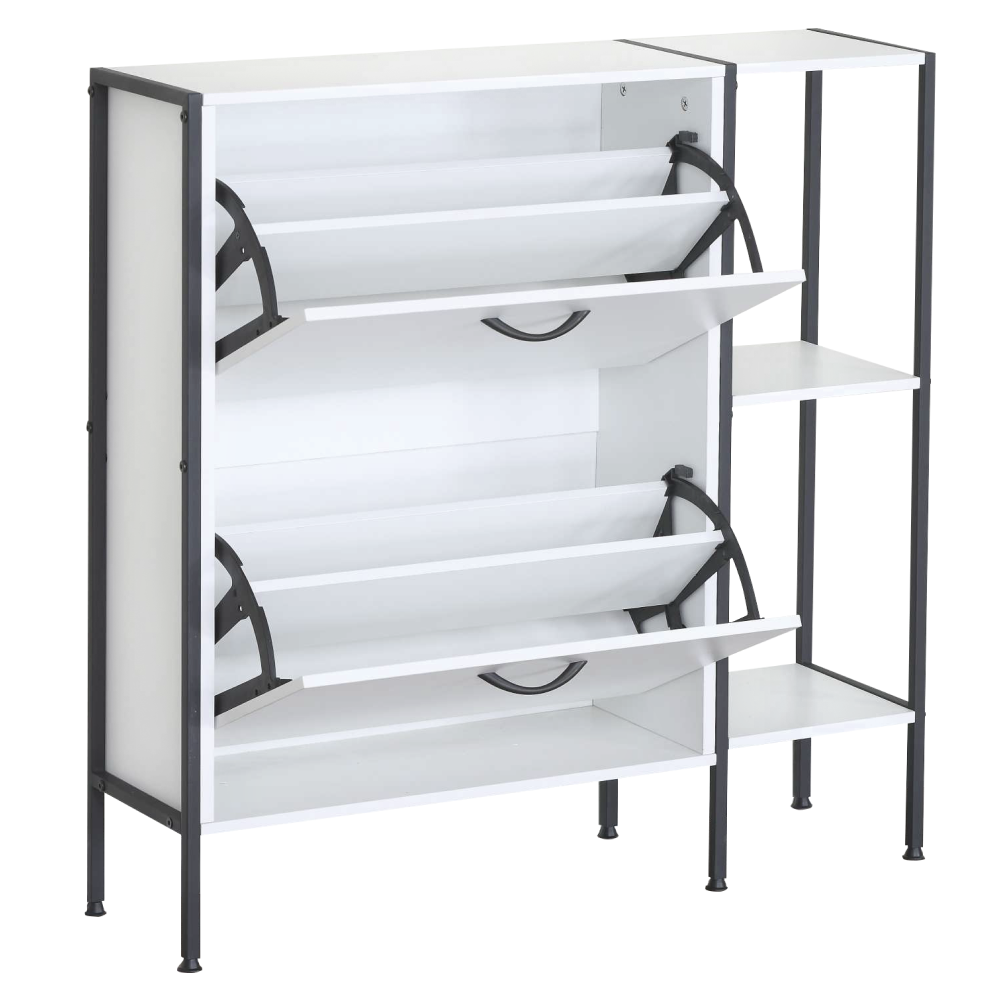 Cipősszekrény, fehér, SOVIO Cipősszekrény, fehér, SOVIO