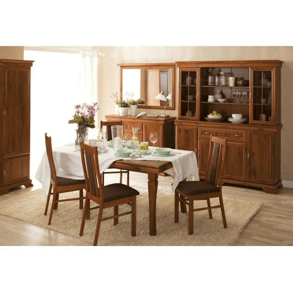 Rozkladací jedálenský stôl, samoa king, 160-203x90x82 cm, KORA ST