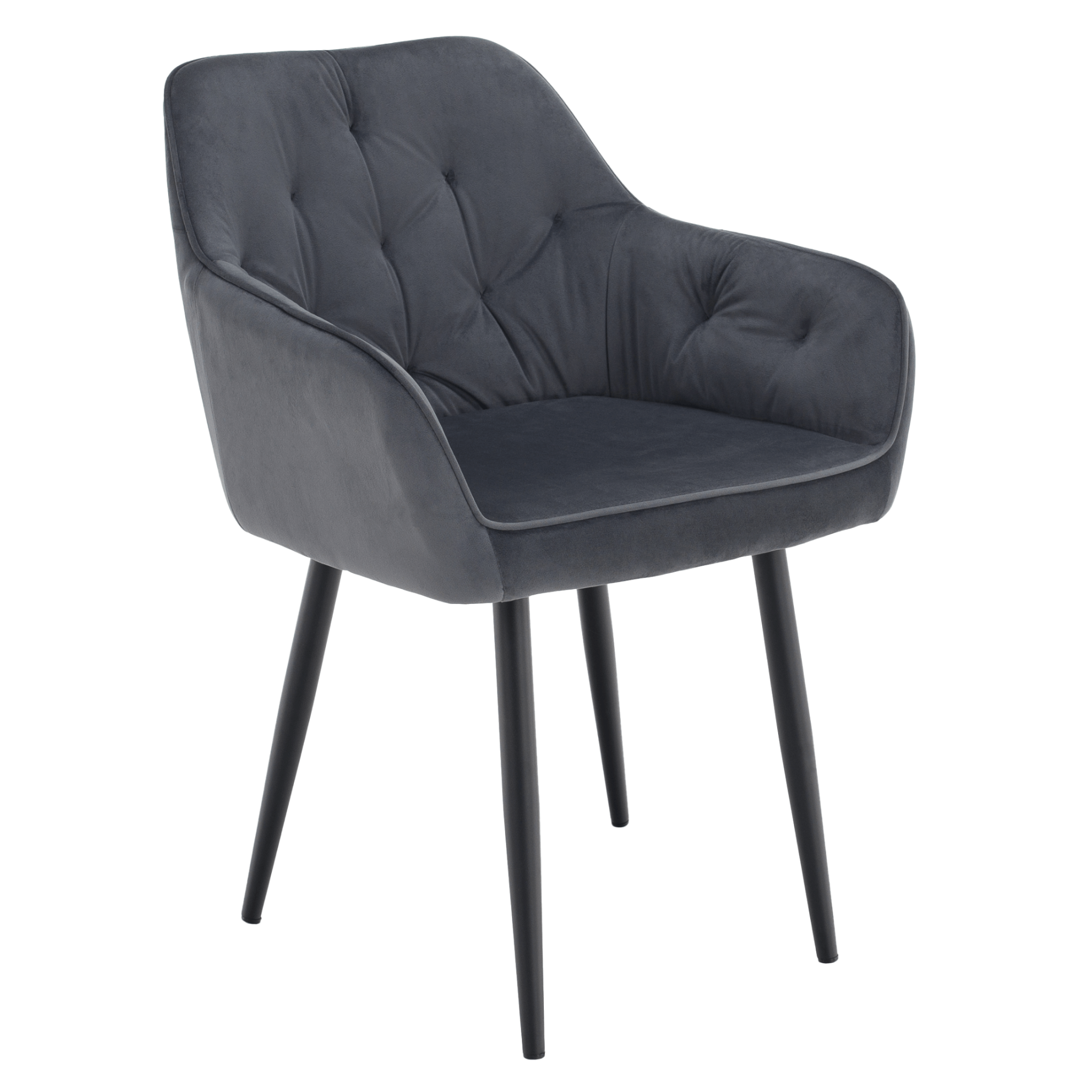 Designové křeslo, šedá Velvet látka, VERIO RP1, rozbalené zboží