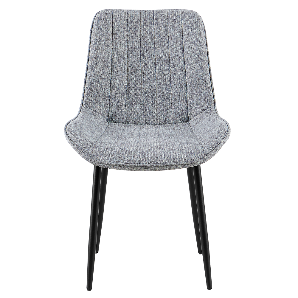 Jedálenská stolička, svetlosivá/čierna, ZAJRA