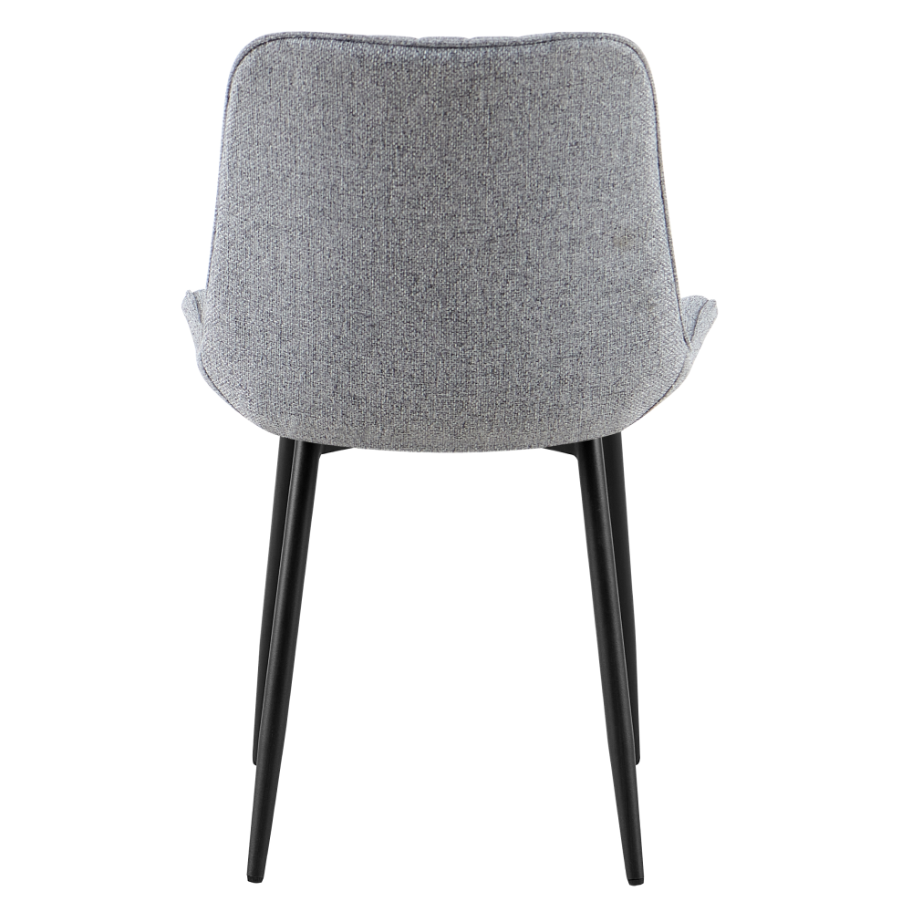 Jedálenská stolička, svetlosivá/čierna, ZAJRA