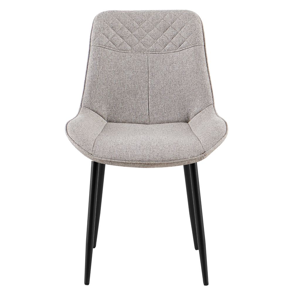 Jedálenská stolička, béžová/čierna, ALIA