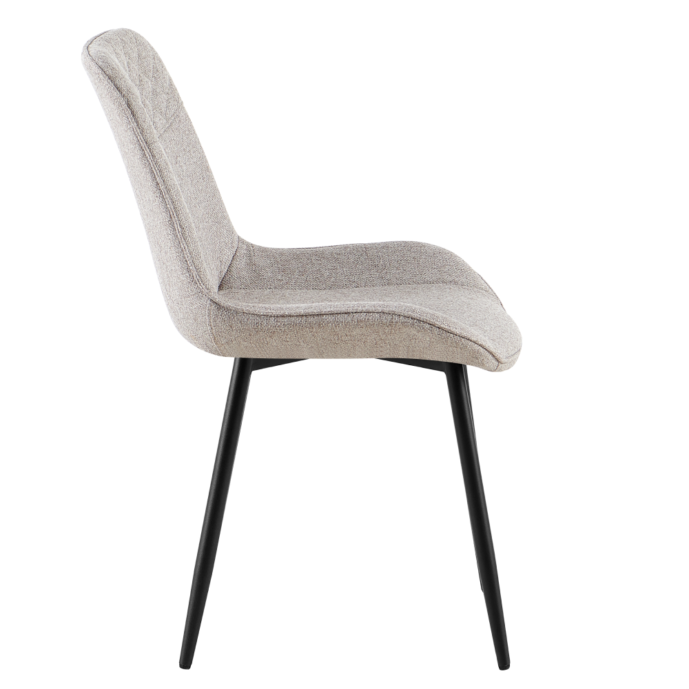 Jedálenská stolička, béžová/čierna, ALIA