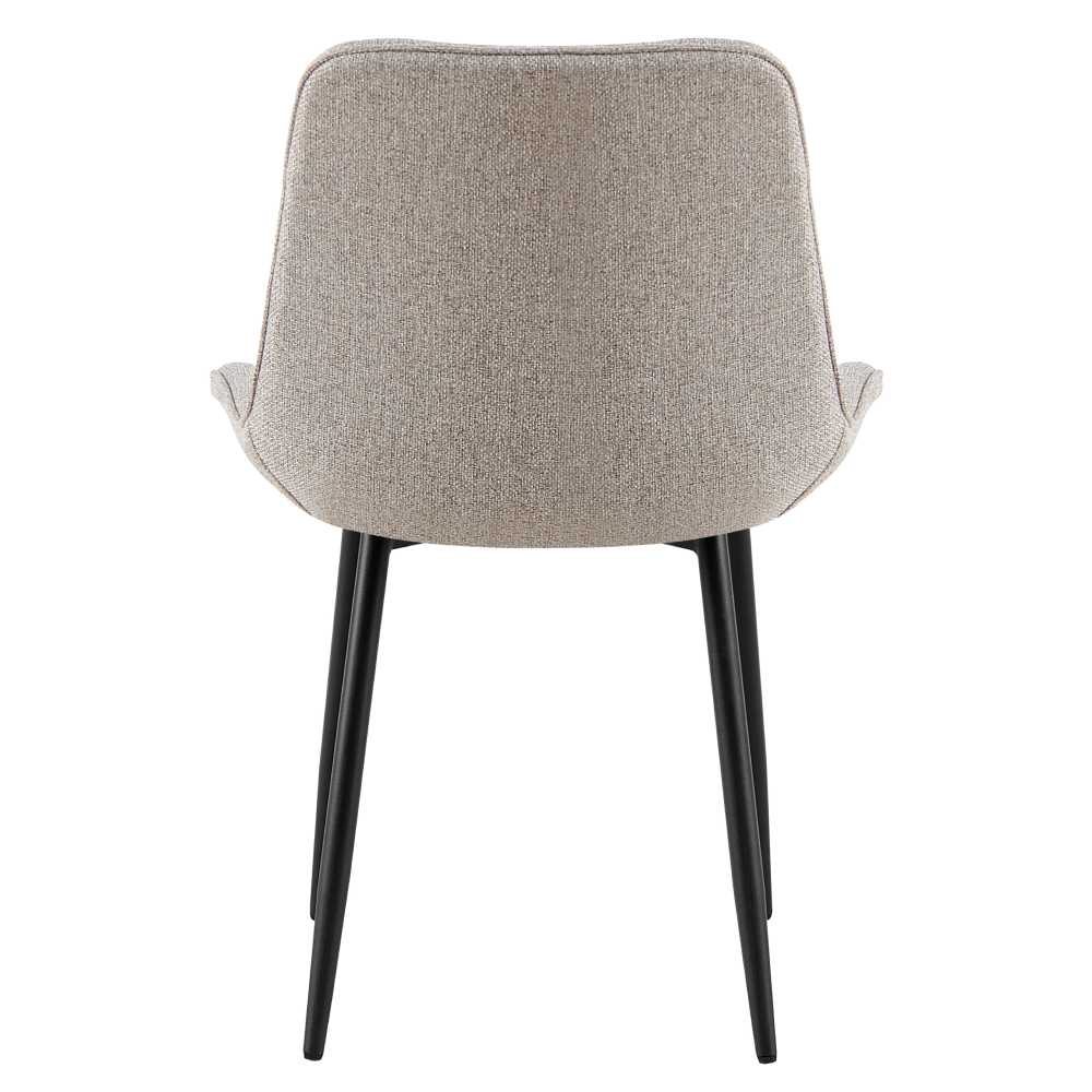 Jedálenská stolička, béžová/čierna, ALIA