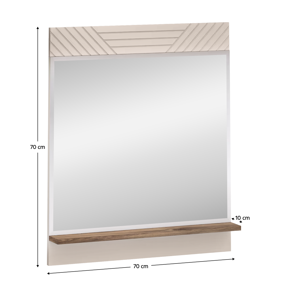 Tükör 70, kasmír/castello tölgy, EYCO