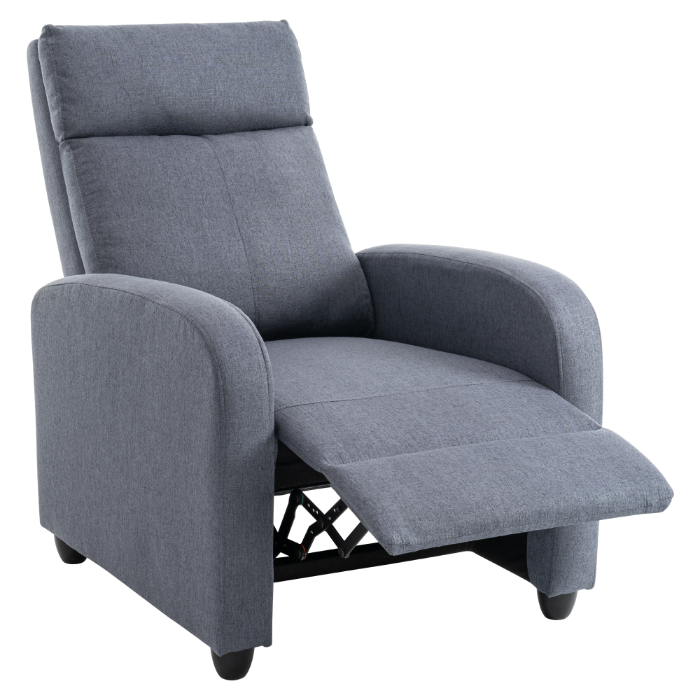 Relaxačné kreslo, sivá, KRESO NEW