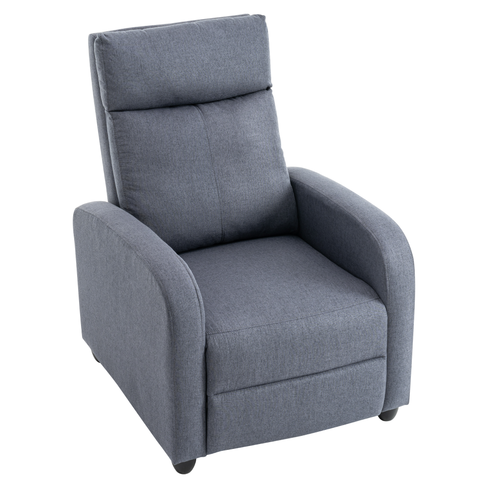 Relaxačné kreslo, sivá, KRESO NEW