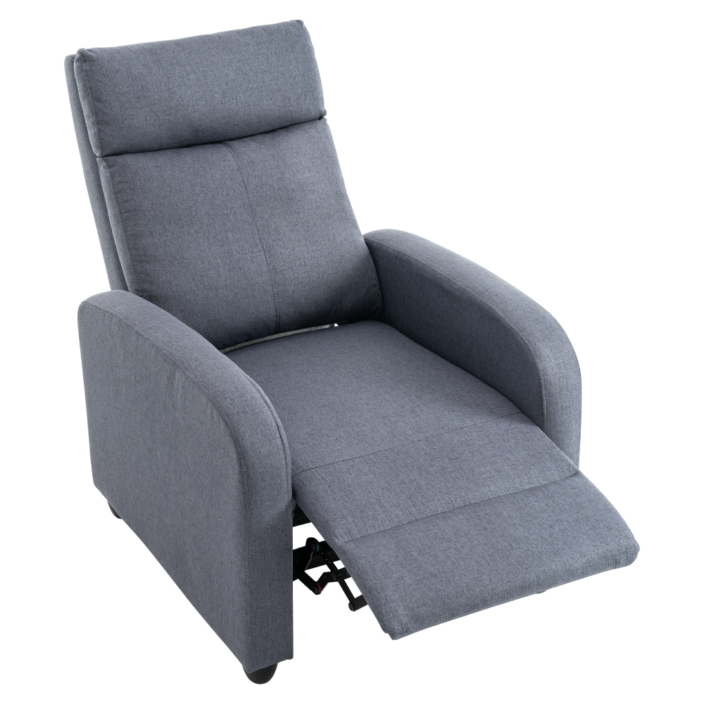 Relaxačné kreslo, sivá, KRESO NEW