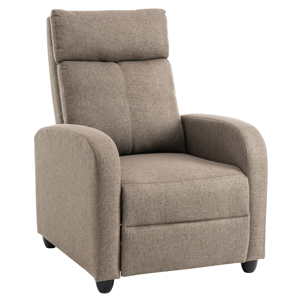 Relaxačné kreslo, hnedá, KRESO NEW