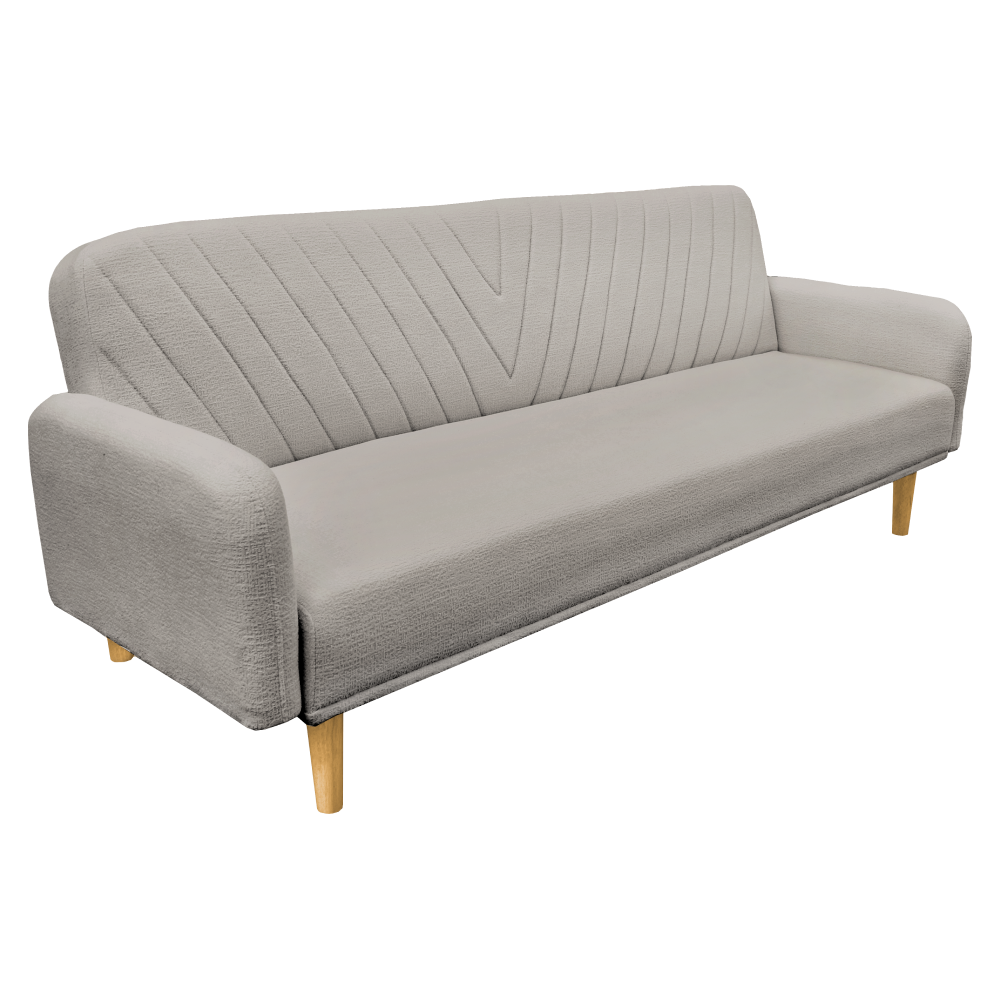 Rozkládací pohovka, šedá, PERMOL