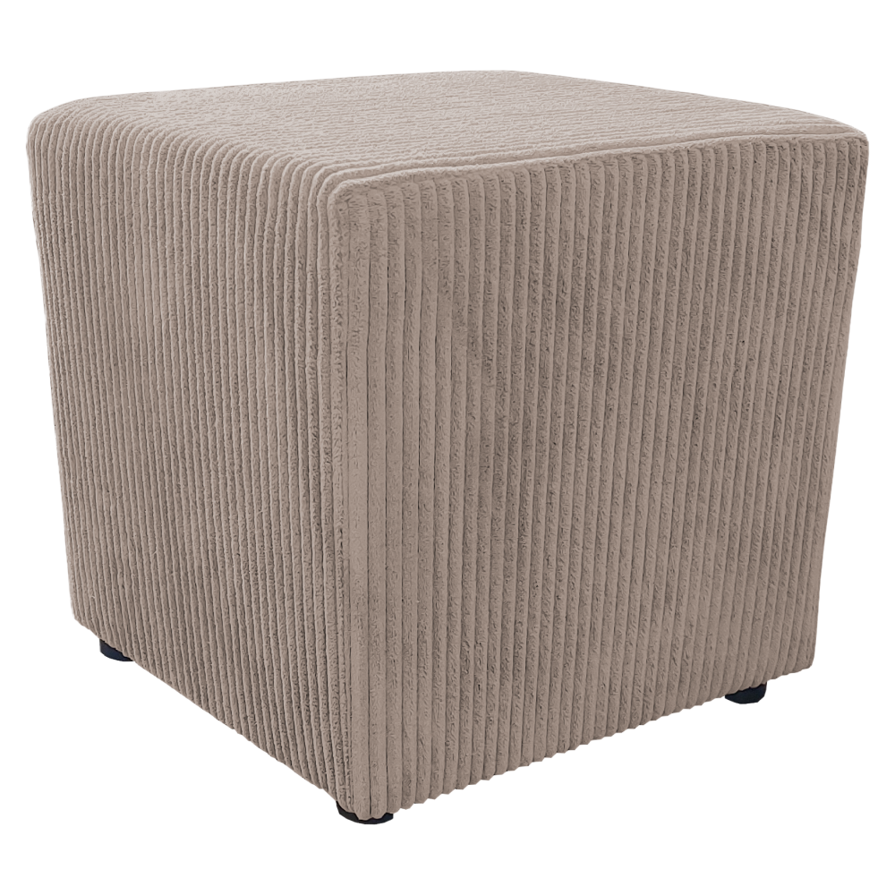 Taburet, látka Lincoln, světle hnědá, REGORY