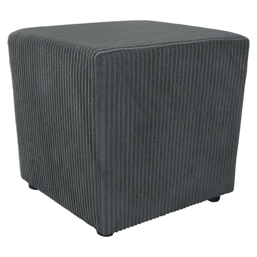 Taburet, látka Lincoln, tmavosivá, REGORY