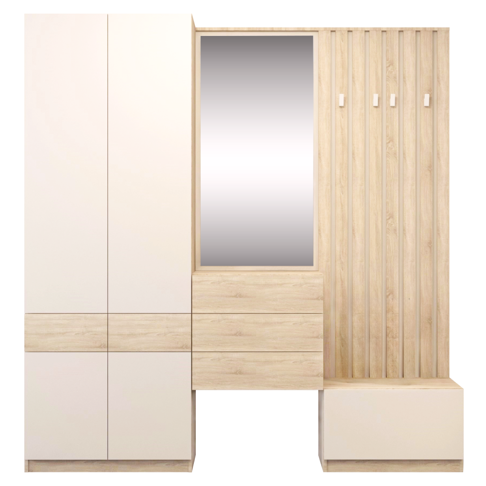 Komoda, dub sonoma, VERTIO KOM3S