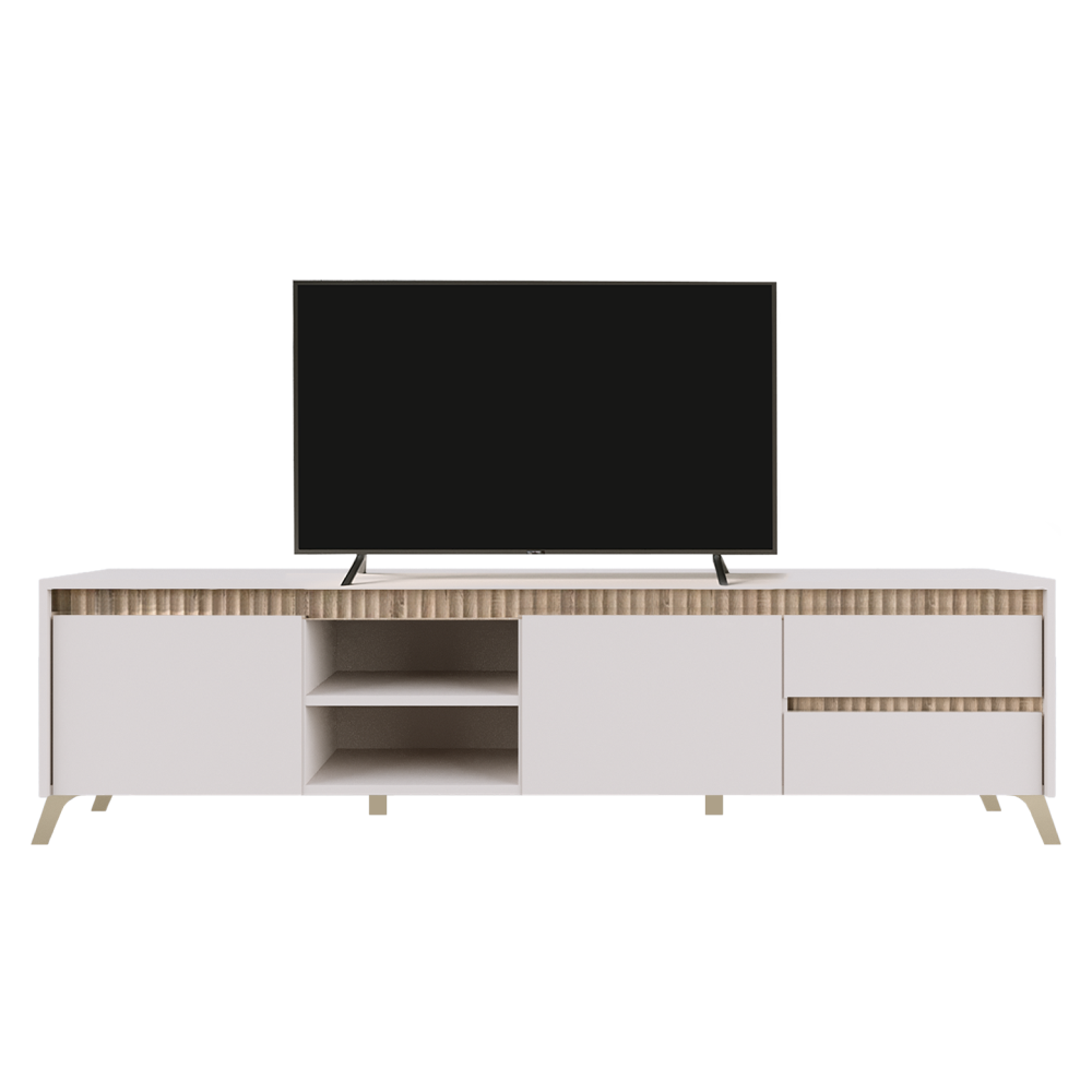 TV stolík, kašmír/dub sonoma, LONGY RTV2K2So