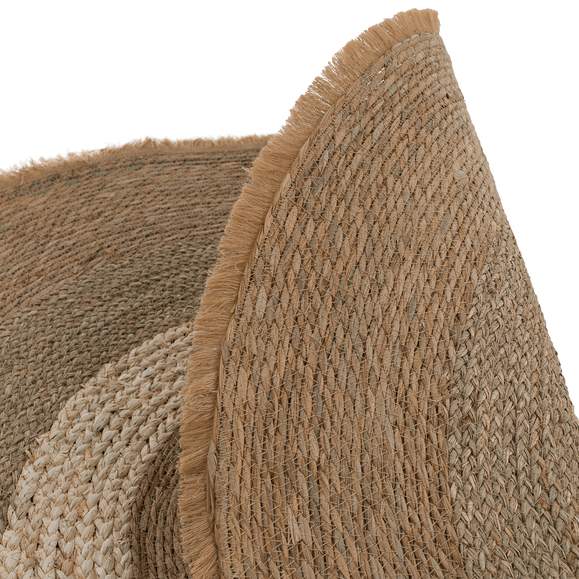 Okrúhly koberec, prírodná, morská tráva, 120 cm, FERNO