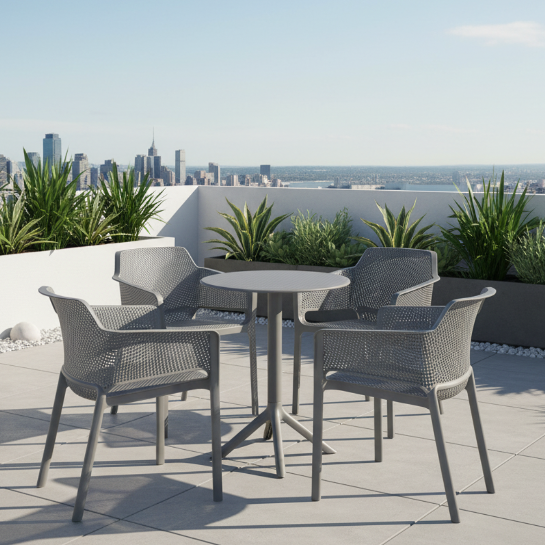 Záhradný stôl, sivá, SAILOR