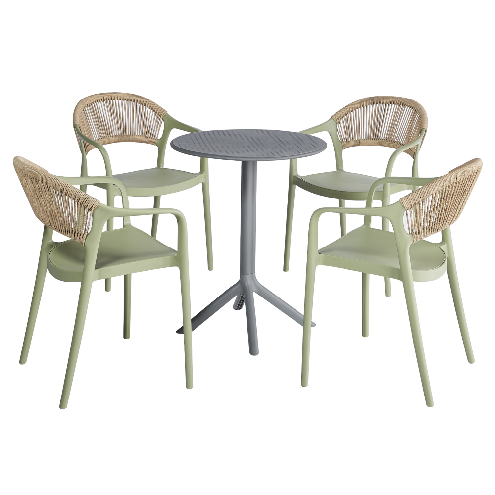 Záhradný stôl, sivá, SAILOR