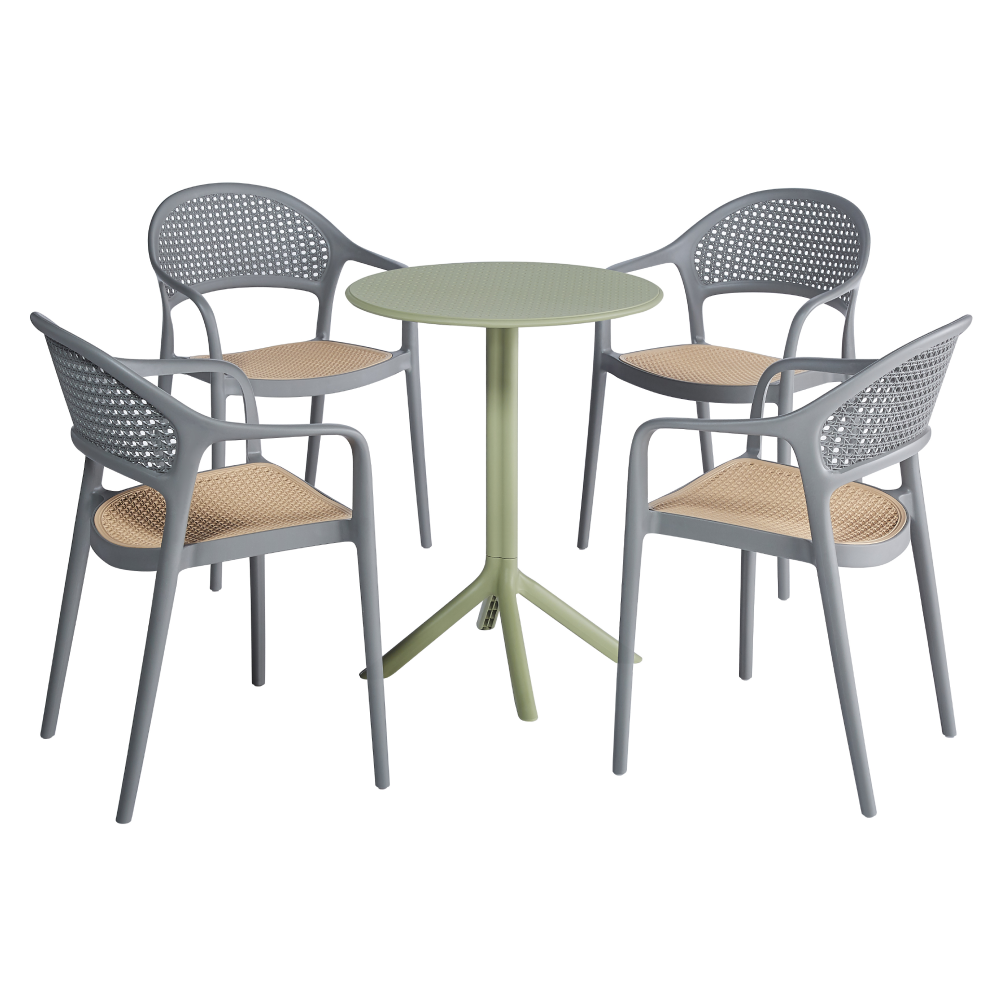 Záhradný stôl, zelená, SAILOR