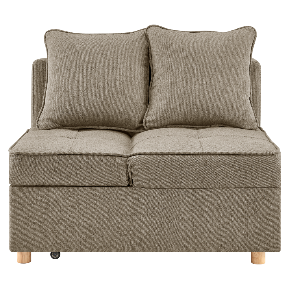 Rozkladacia pohovka, béžovohnedá, OSVALDO