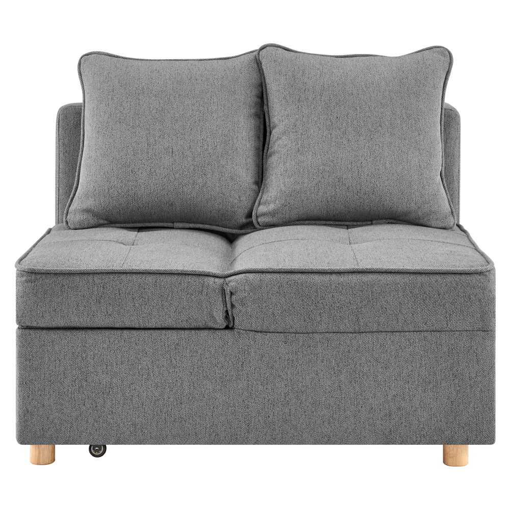 Rozkladacia pohovka, sivá, OSVALDO