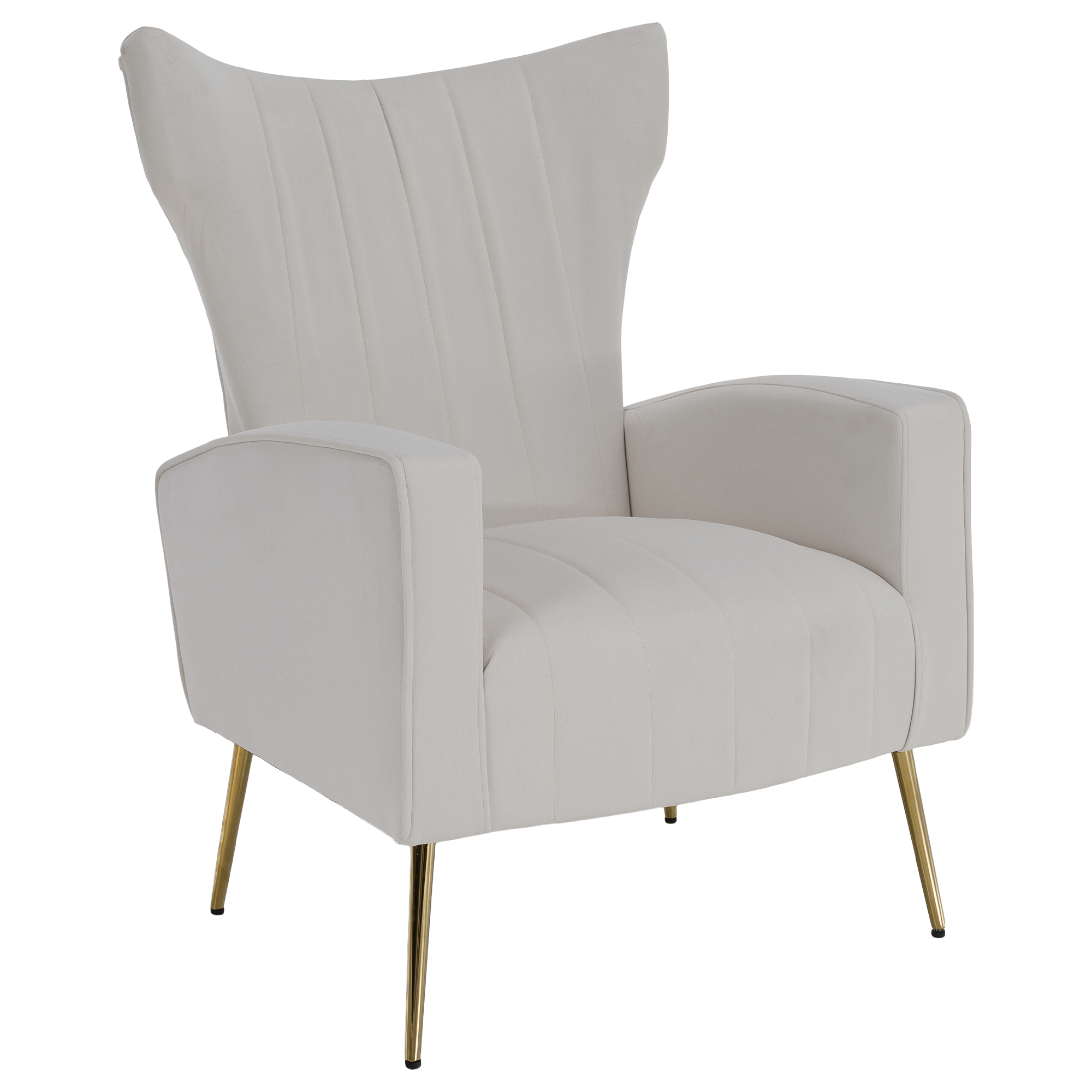 Relaxační křeslo, béžová, BARET