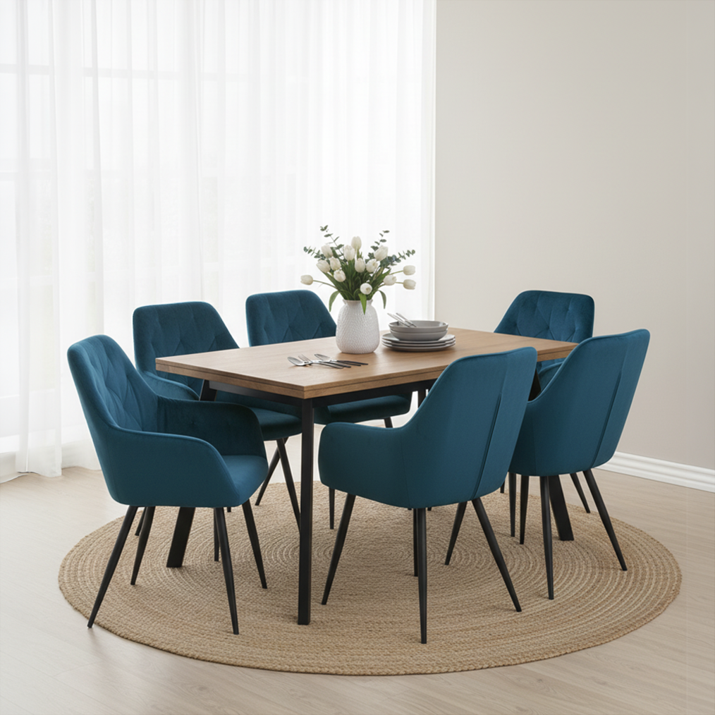 Dizajnové kreslo, tyrkysová Velvet látka, VERIO NEW