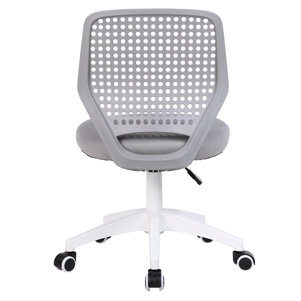 Otočná stolička, sivá/biela, SATOZ