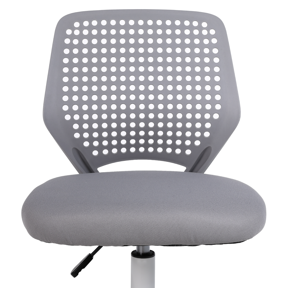 Otočná stolička, sivá/biela, SATOZ