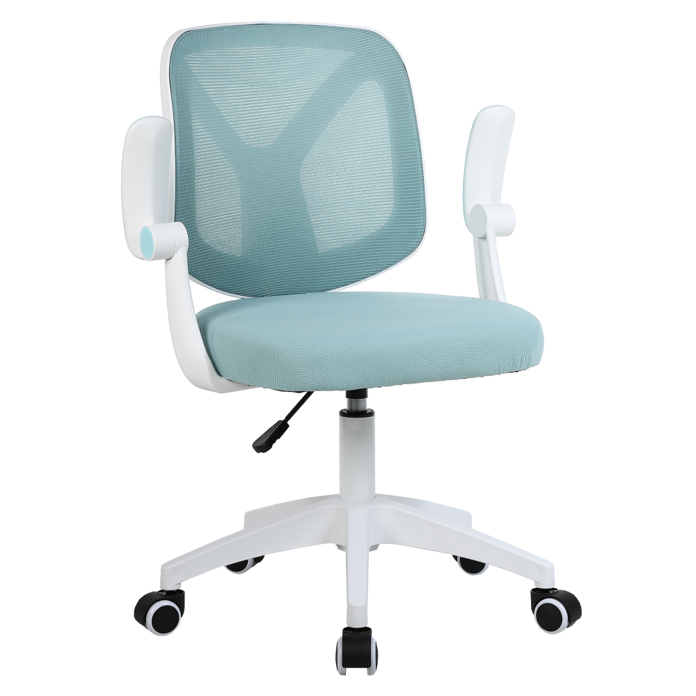 Kancelárske kreslo, modrá/biela, SOLARI