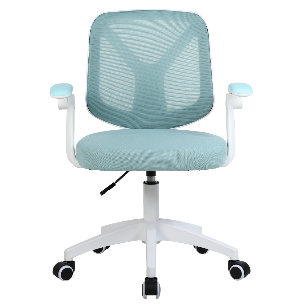 Kancelárske kreslo, modrá/biela, SOLARI