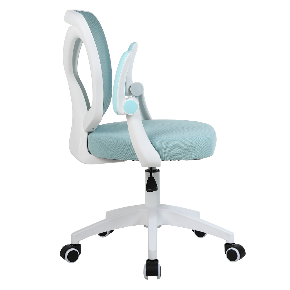 Kancelárske kreslo, modrá/biela, SOLARI