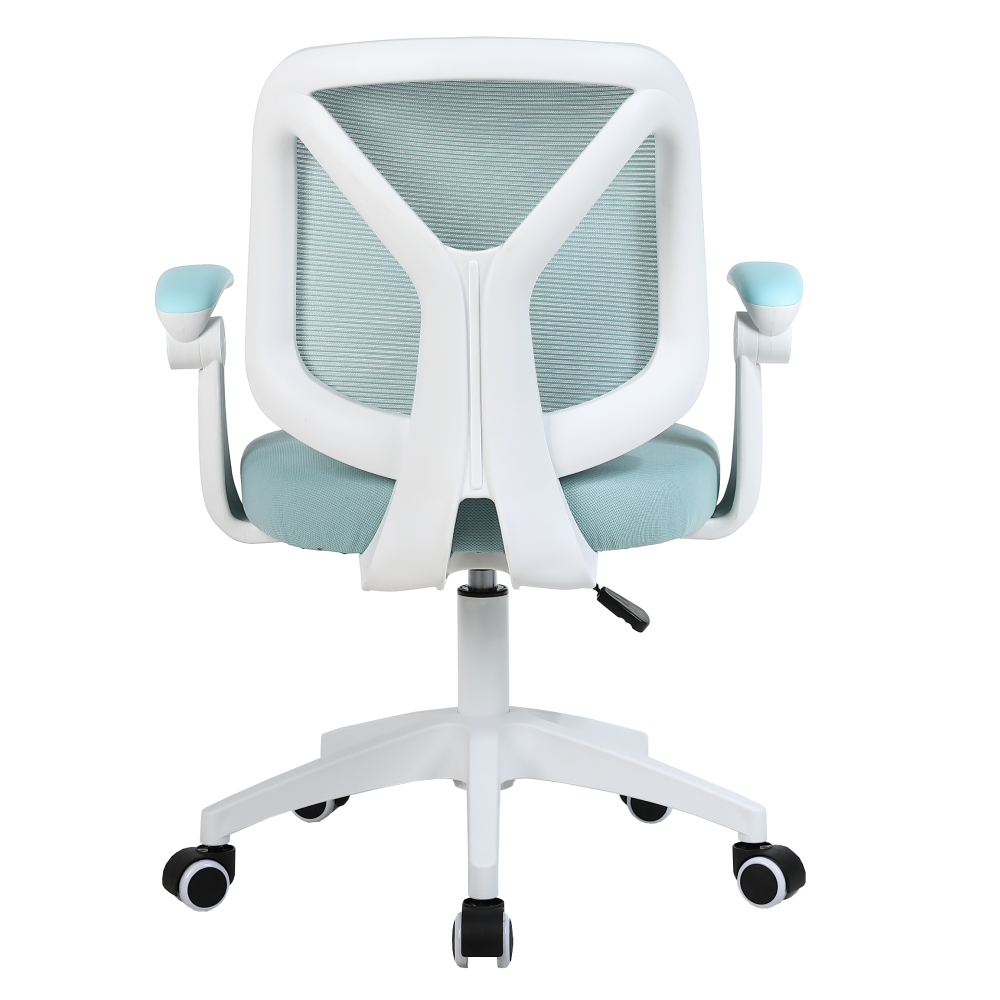 Kancelárske kreslo, modrá/biela, SOLARI