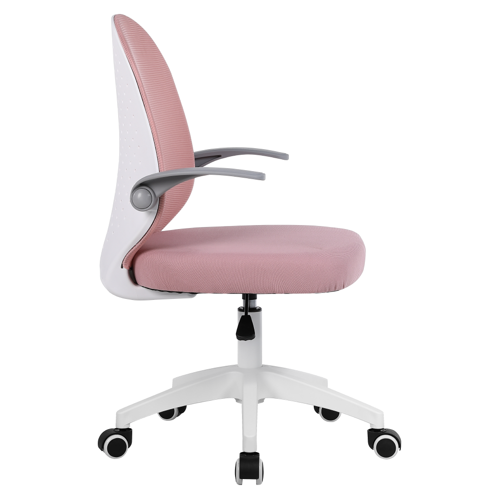 Kancelárske kreslo, ružová/biela, PASTURA