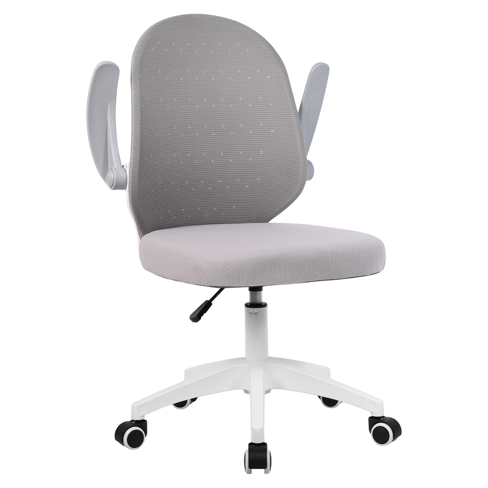 Kancelárske kreslo, sivá/biela, PASTURA