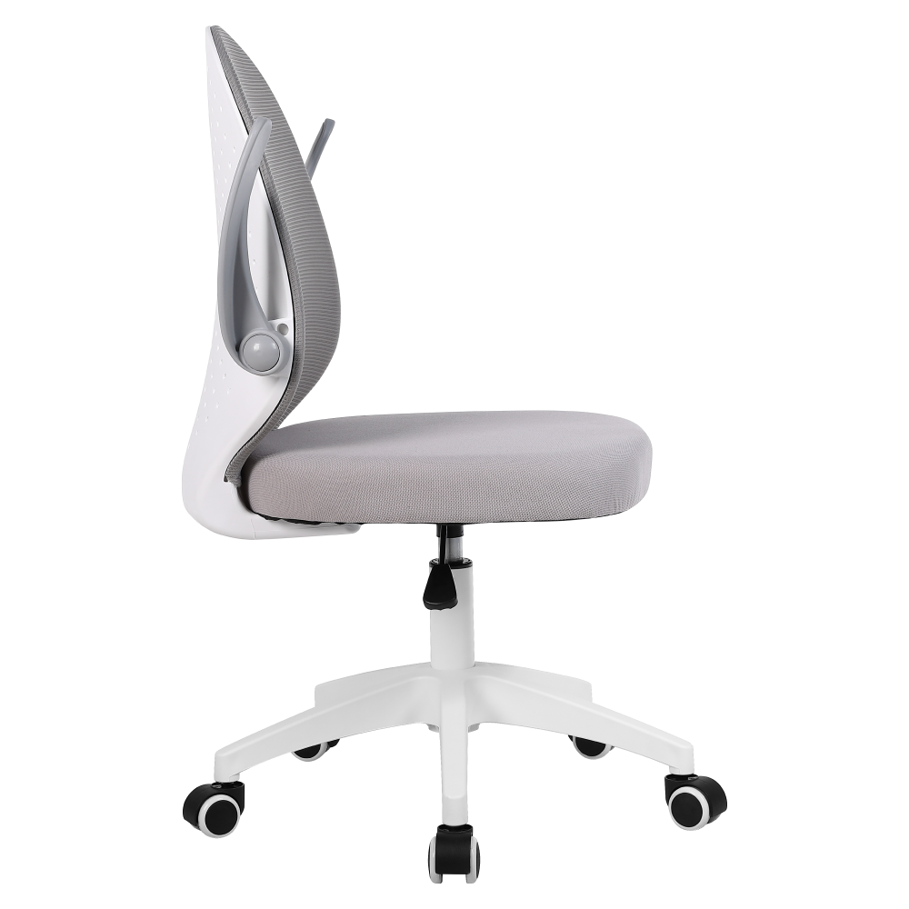 Kancelárske kreslo, sivá/biela, PASTURA