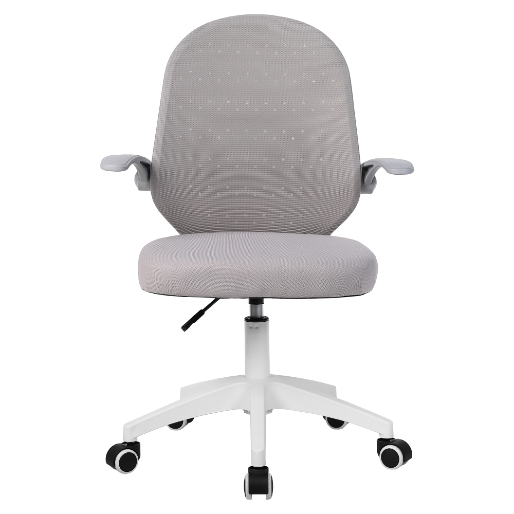 Kancelárske kreslo, sivá/biela, PASTURA